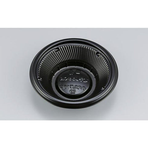 【蓋付き】BF丸丼16L(黒) 【本体900枚・蓋900枚セット】